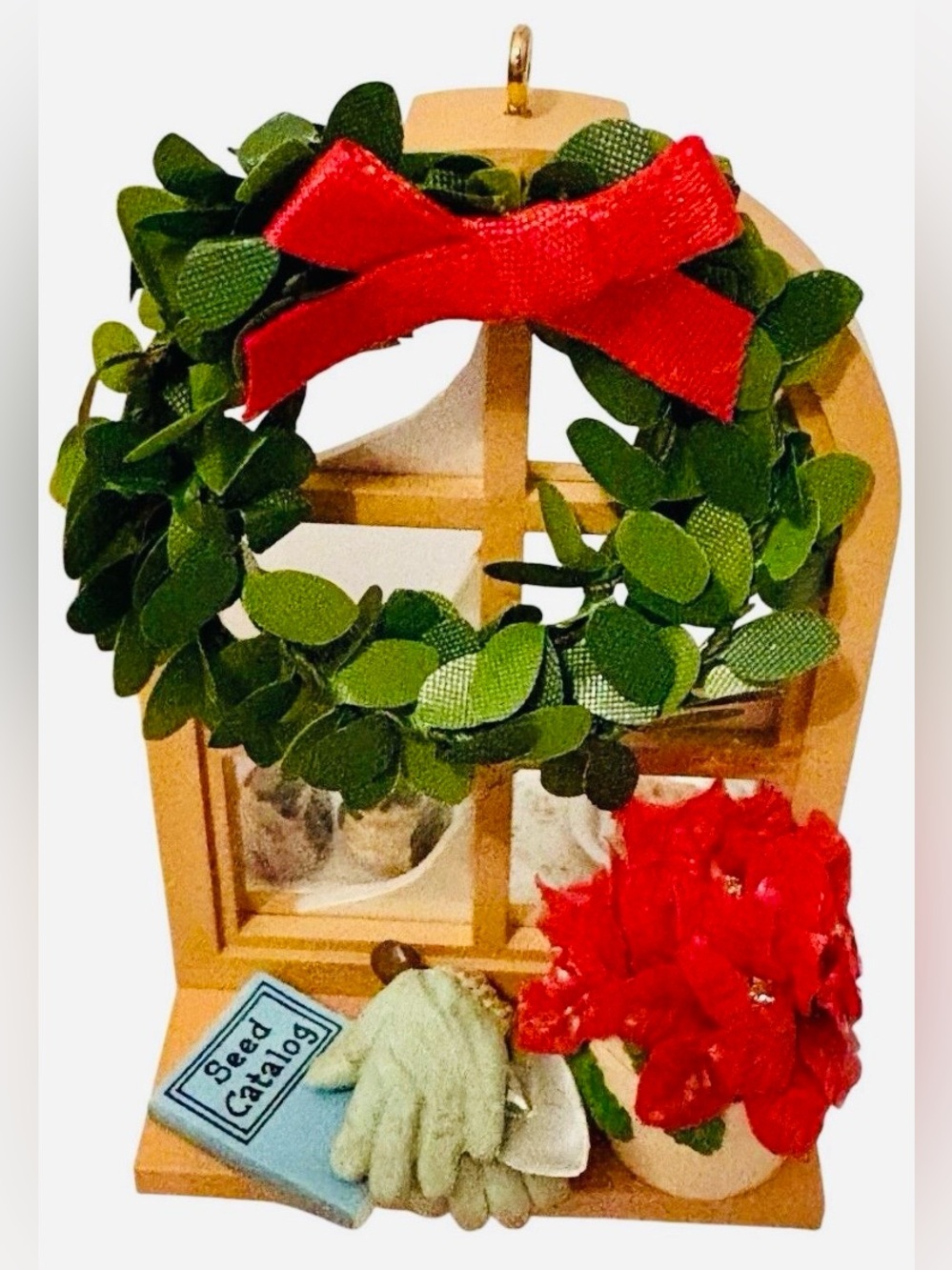 2004 Winter Garden Ornament Holiday Window Hallmark Keepsake